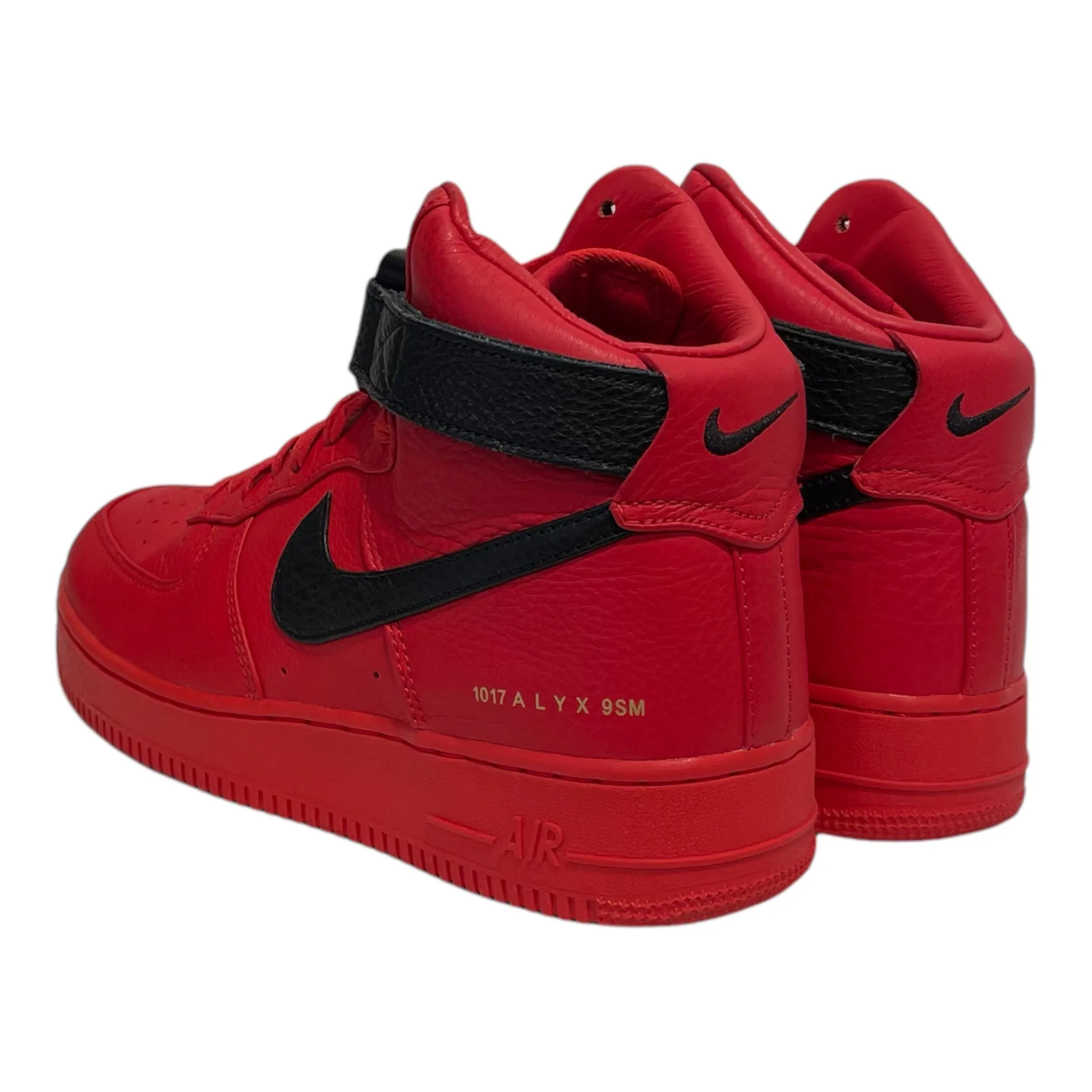 1017 ALYX 9SM(ALYX)/NIKE/Hi-Sneakers/US 9.5/Leather/RED/ALYX AIR FORCE 1 HIGH