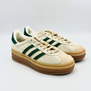 Adidas Gazelle Bold Magic Beige Collegiate Green