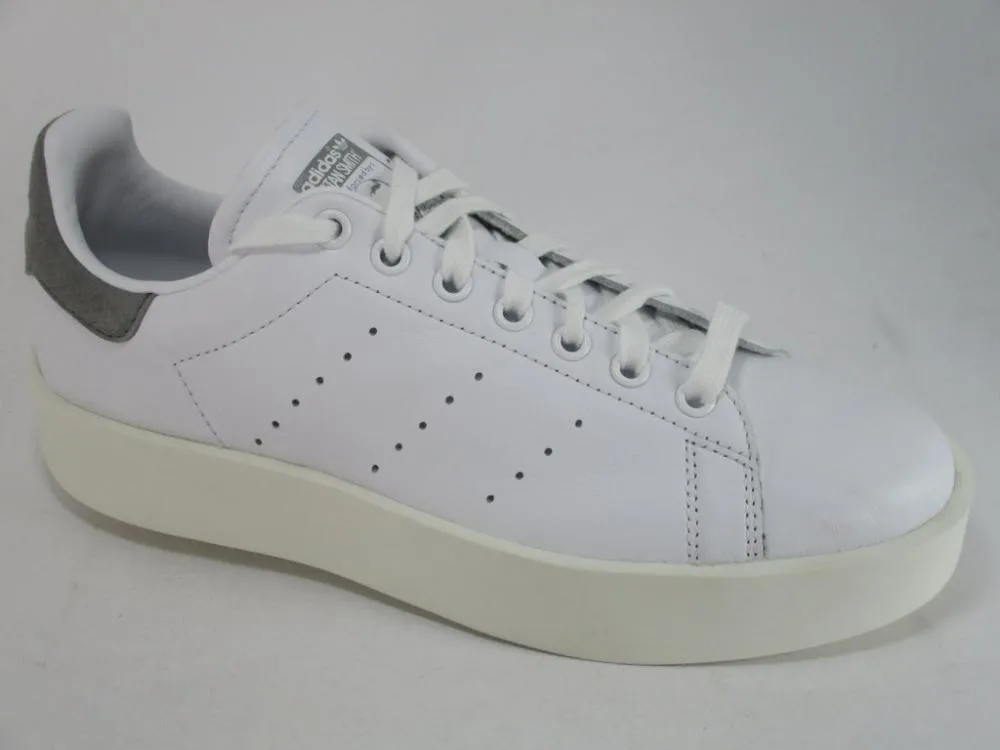 Adidas Originals scarpa sneakers da donna con zeppa Stan Smith Bold W CQ2829 bianco-grigio