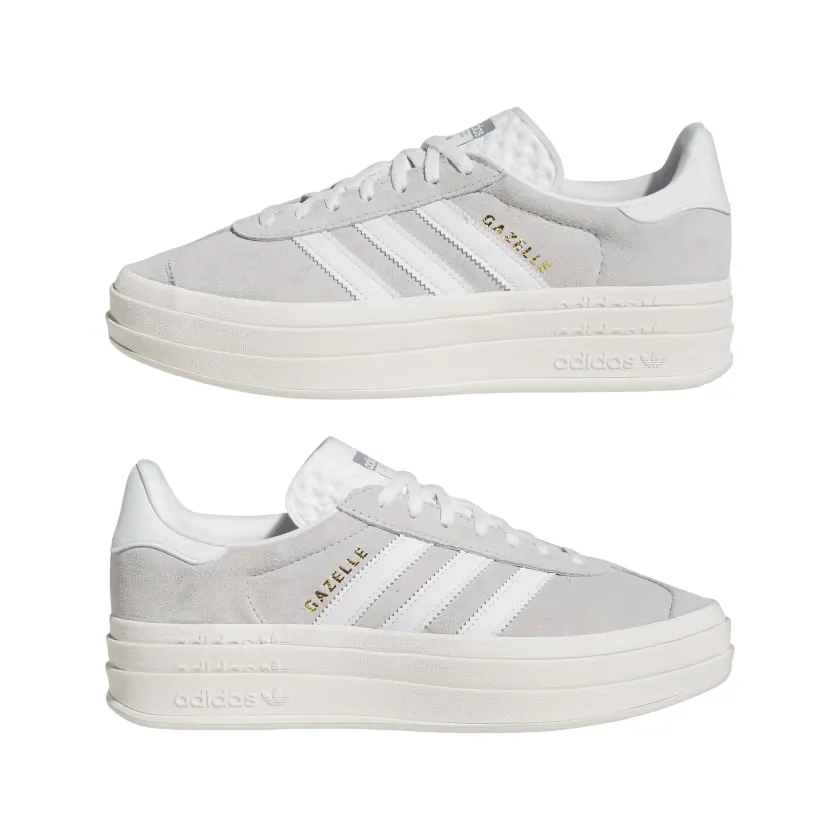 Adidas Originals scarpa sneakers da donna Gazelle Bold HQ6893 grigio-bianco