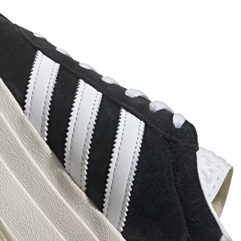 Adidas Originals scarpa sneakers da donna Gazelle Bold HQ6912 nero-bianco