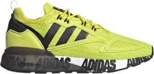 Adidas ZX 2K Boost 'Bold Logo Graphic - Acid Yellow'