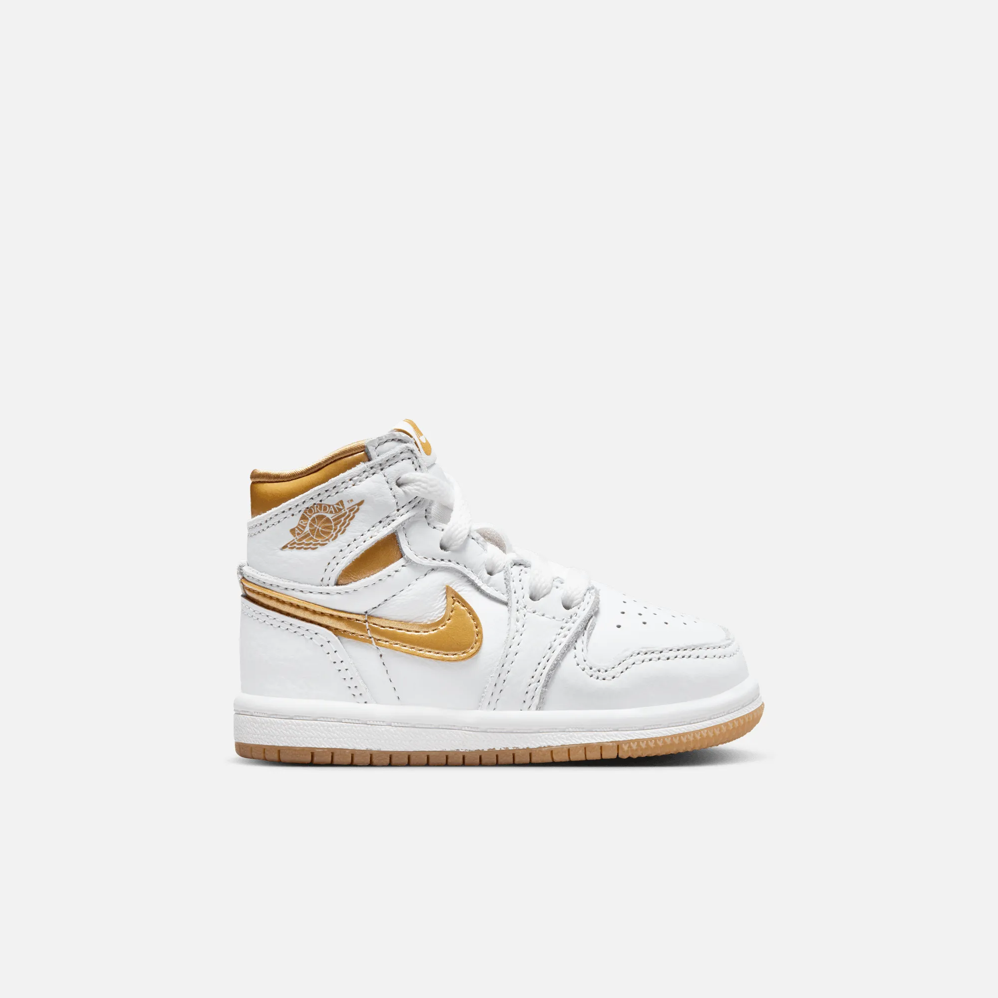 Air Jordan Kids' 1 Retro High OG Metallic Gold (TD)