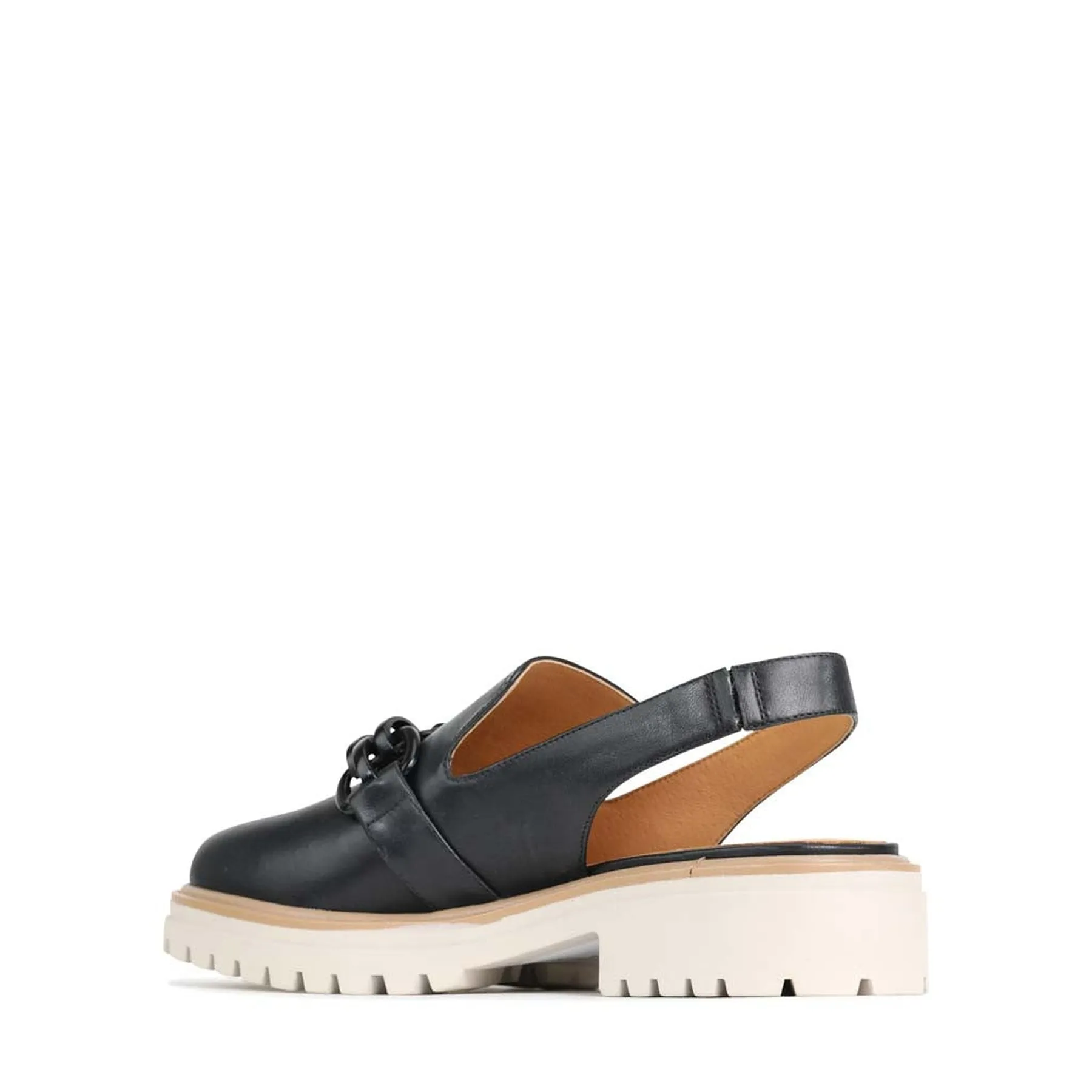 ANI LEATHER SLING-BACK LOAFERS