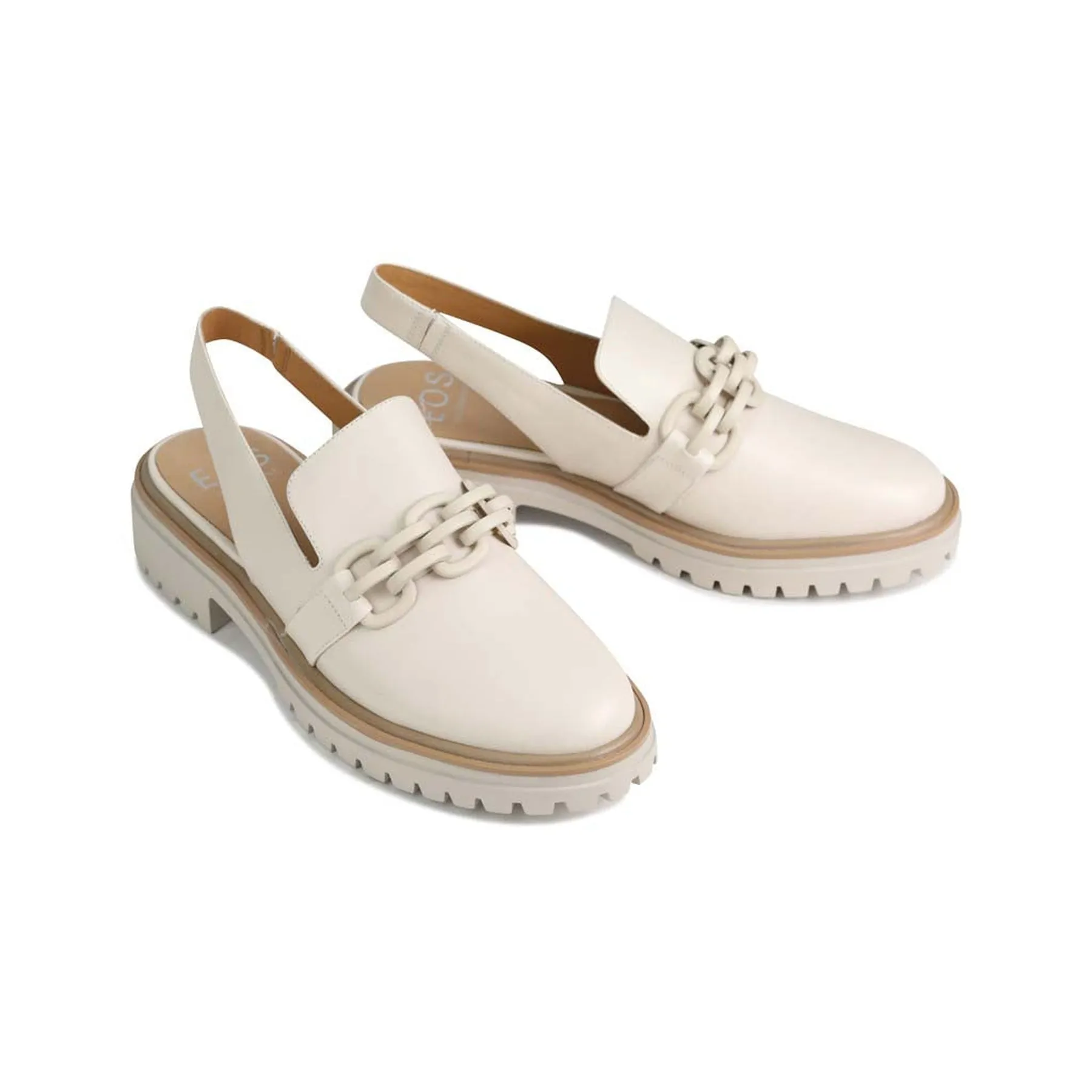 ANI LEATHER SLING-BACK LOAFERS