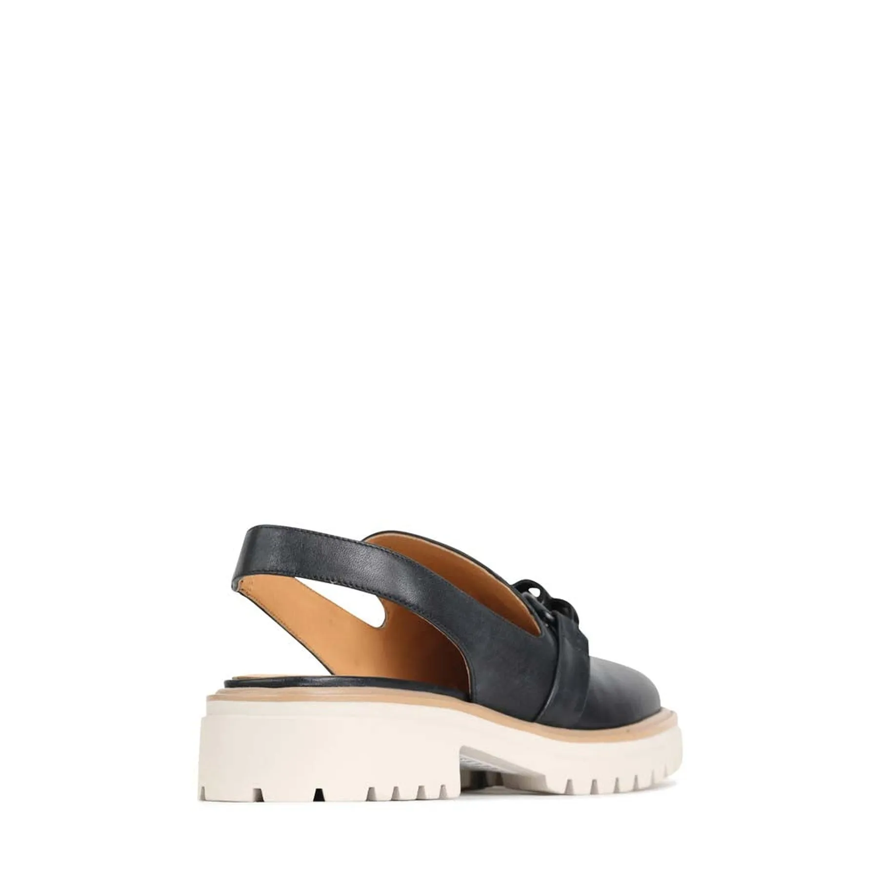 ANI LEATHER SLING-BACK LOAFERS