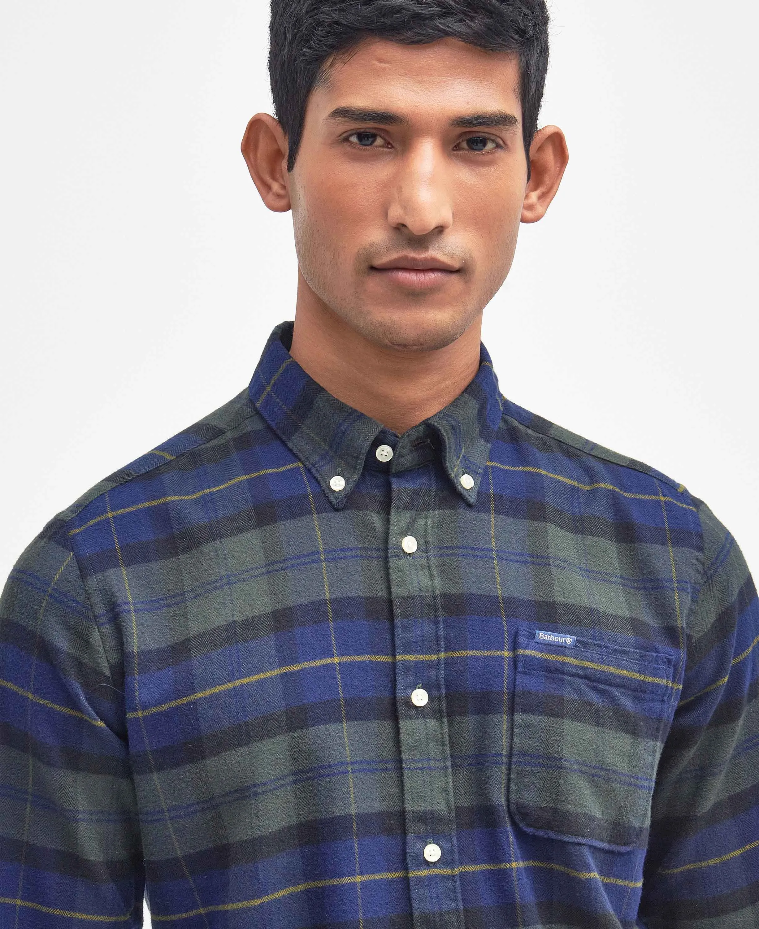 Barbour Kyeloch Tailored Fit Shirt - Navy / Green