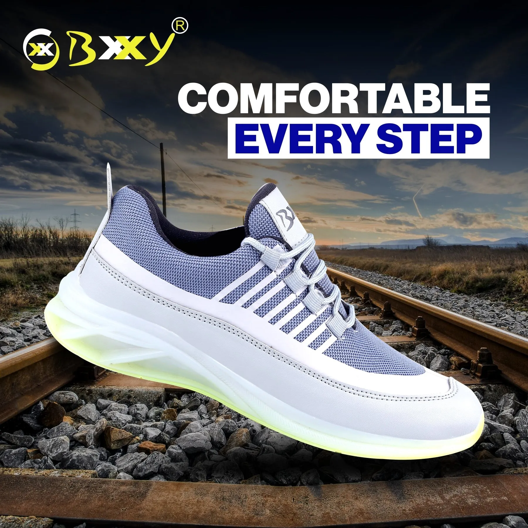 Bxxy's Men's Casual Running Sports Shoes