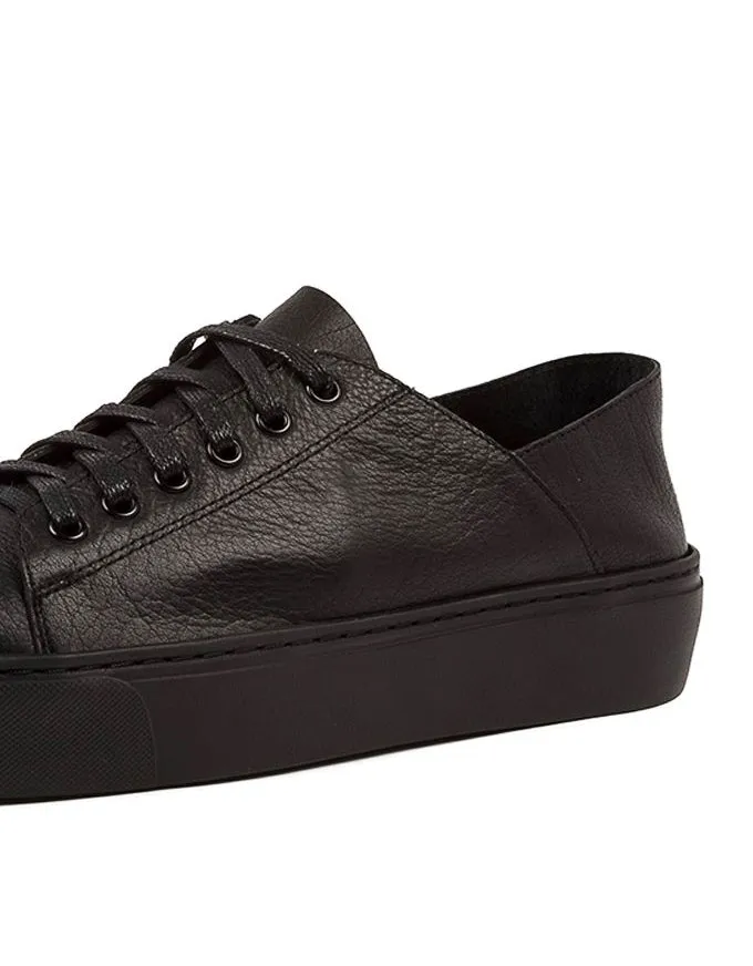 Charli Leather Sneakers Black