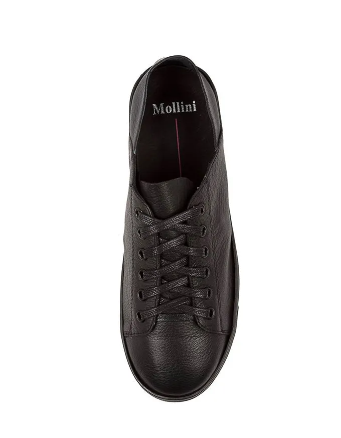 Charli Leather Sneakers Black