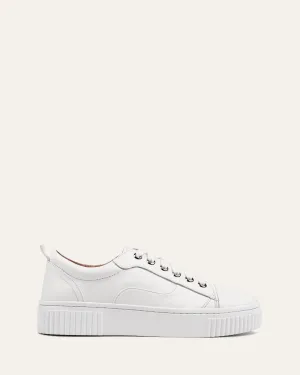 CLAREMONT SNEAKERS WHITE LEATHER