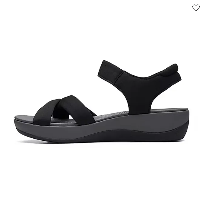 Clarks Women's Arla Shore Sandals - Black