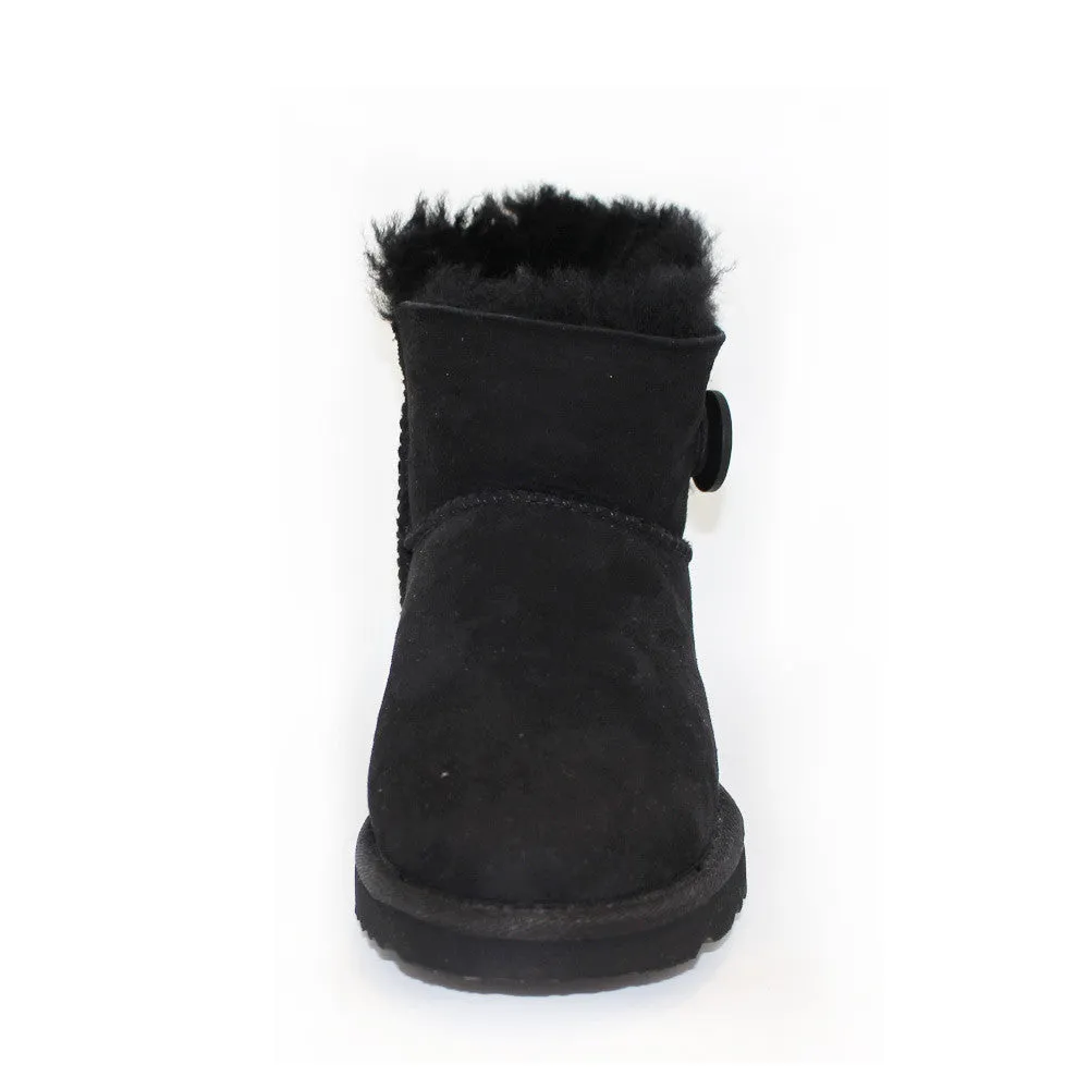 Classic One Button Ugg Boot - Black