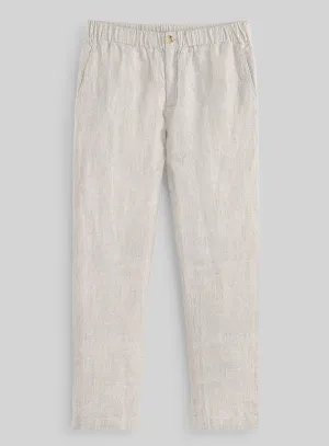 Easy Pants Barn Beige Linen