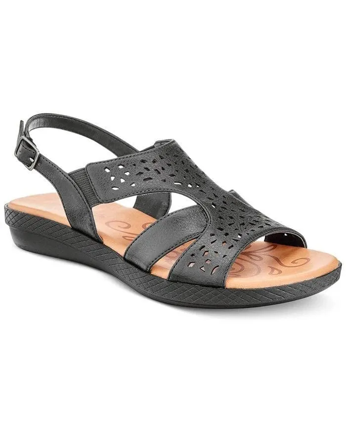 EASY STREET - Open-Toe Padded Insole Slingback Sandals