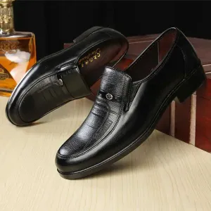 EliteStride Oxfords – Men’s Leather Formal Business Shoes