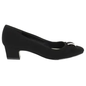 Eloise Round Toe Block Heel Pumps