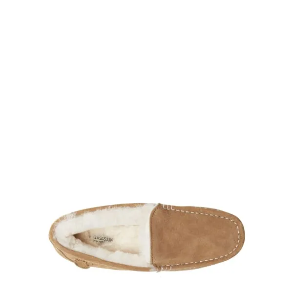 Fireside by Dearfoams Women's Moc Hand Stitched Moccasin Slipper