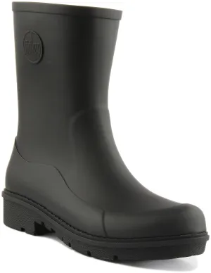 Fitflop Wonderwelly Boot In Black For Women