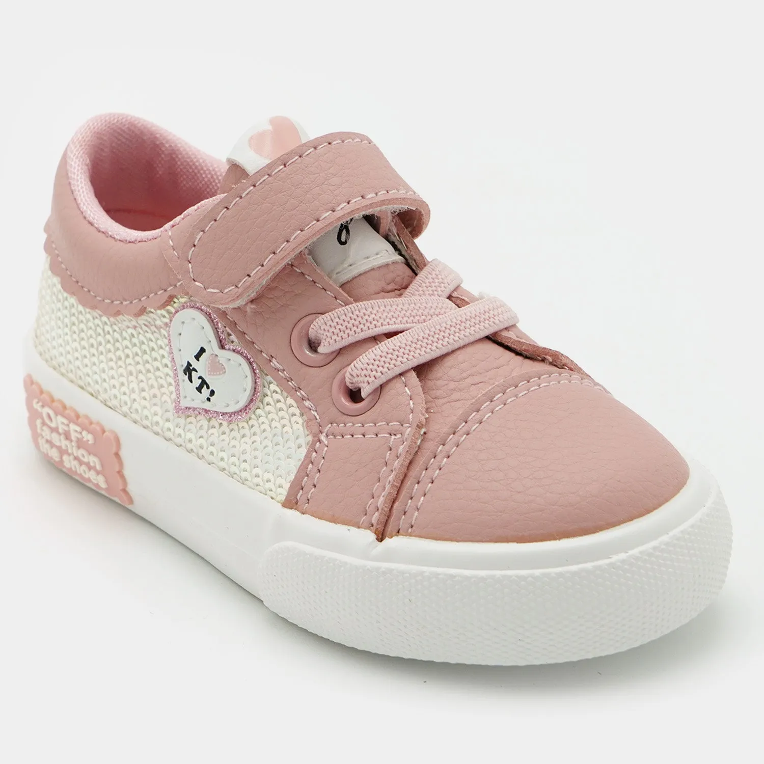 Girls Sneaker 5711C-White Pink