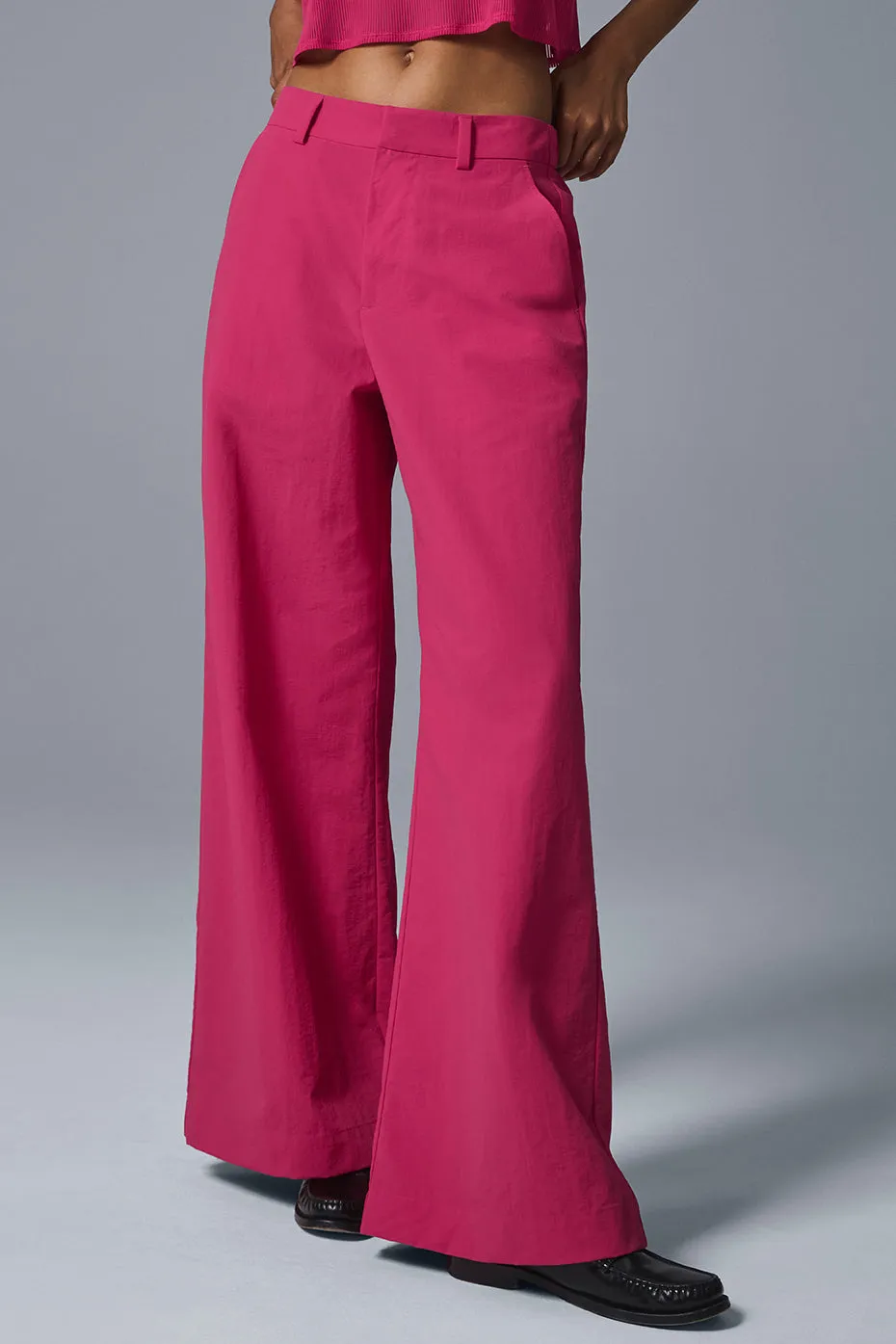 High-Waist Street Smart Trouser - Pink Summer Crush