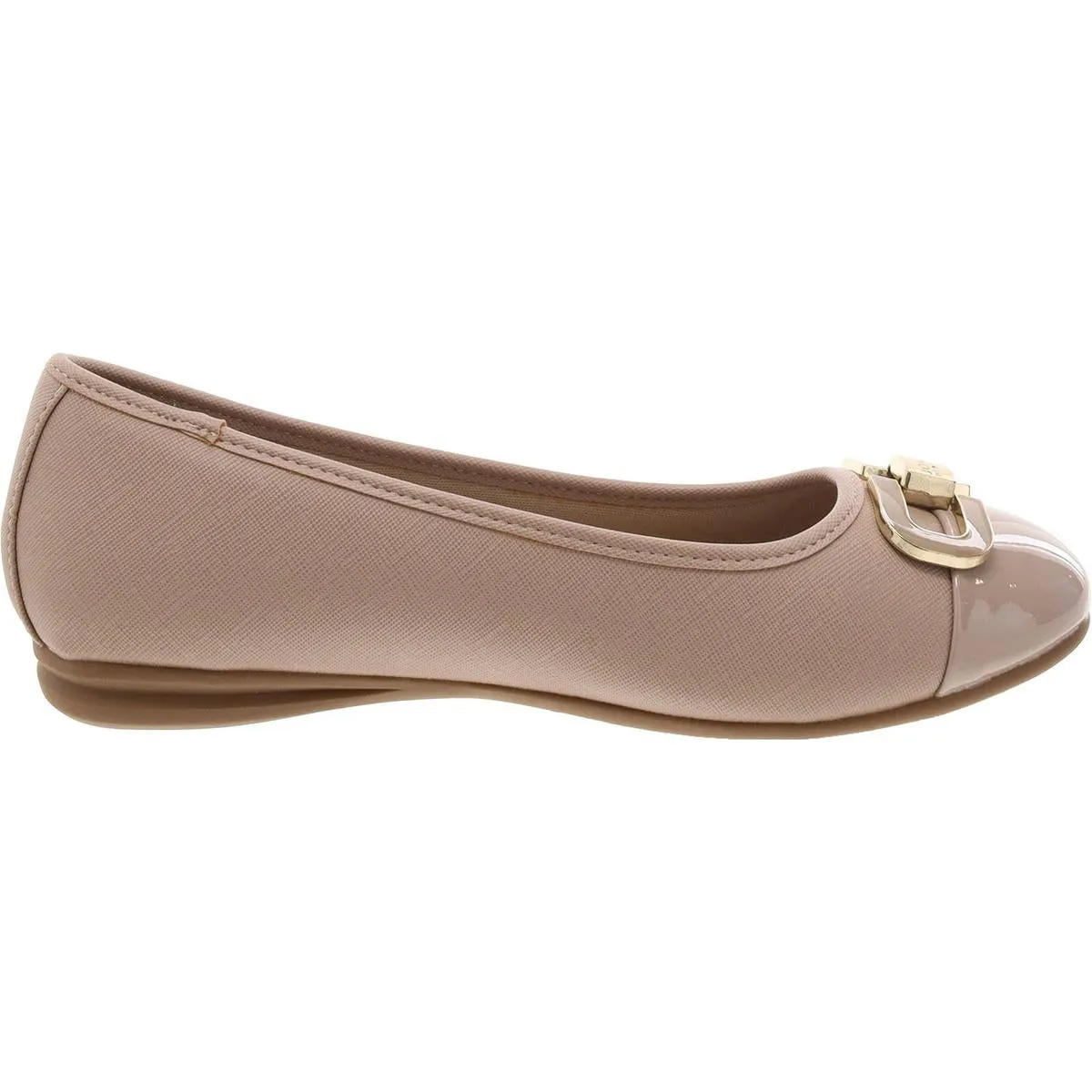 Jones New York Womens Ambalee Patent Trim Slip-On Loafers