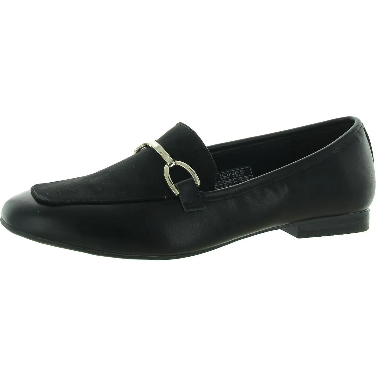 Jones New York Womens Cira Faux Leather Slip-On Loafers