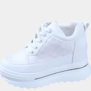 Joskaa 2024 New White Sneakers With Platform