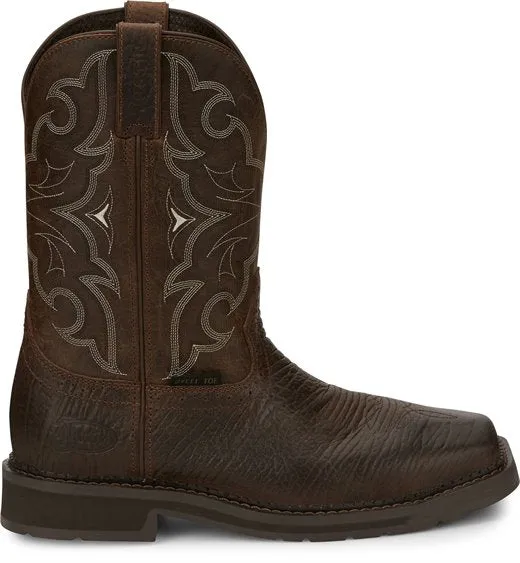 JUSTIN MEN'S AMARILLO STEEL TOE WORK BOOT - SE4313