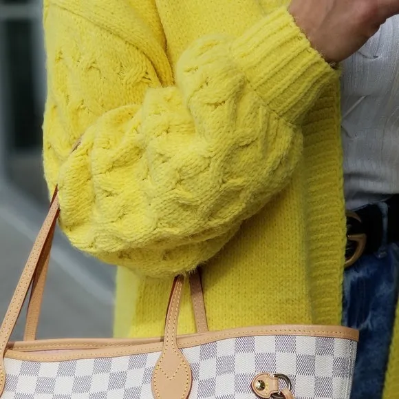 KANARY Yellow Soft Cardigan