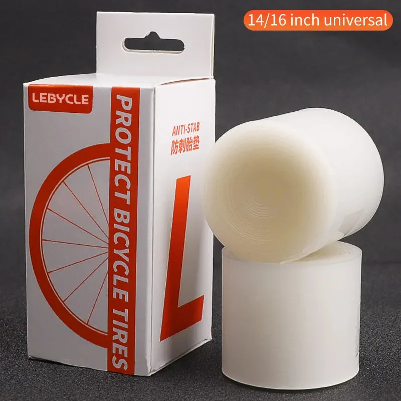 Lebycle Bicycle Inner tube puncture proof tire pad MTB Road Bike Premium Puncture-proof Rim tape for 14 20 26 27.5 29 Inch 700c