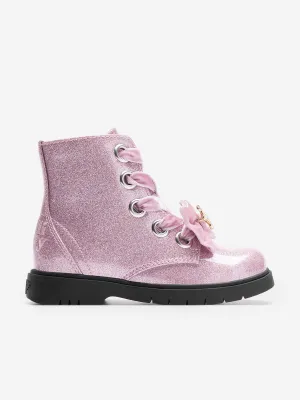 Lelli Kelly Girls Fior Di Fiocco Boots in Pink