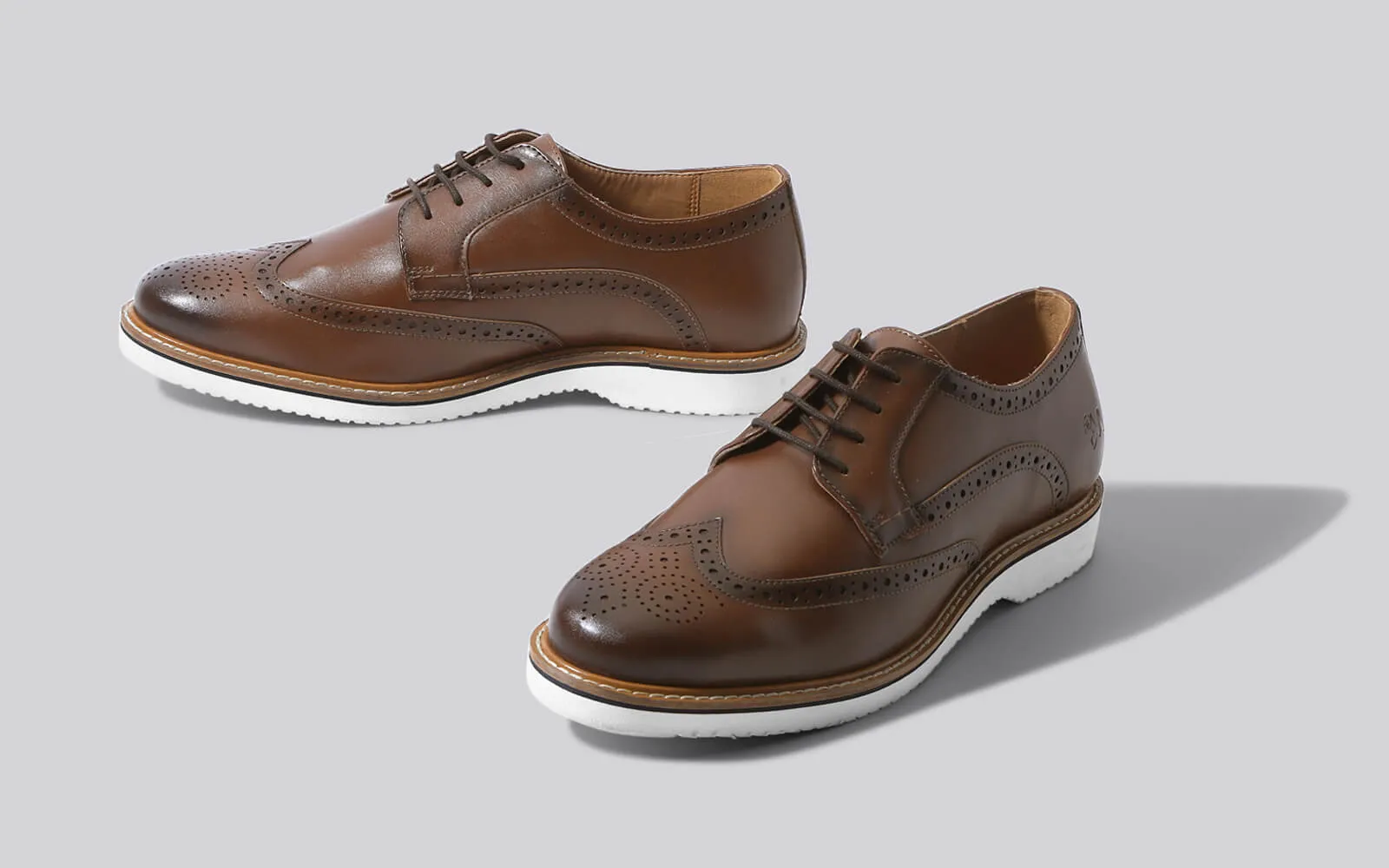 Luxe Brogues : Tan