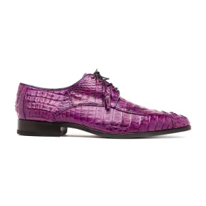 Marco Di Milano Apricena Men's Shoes Genuine Caiman Crocodile Dress Derby Oxfords (MDM1092)