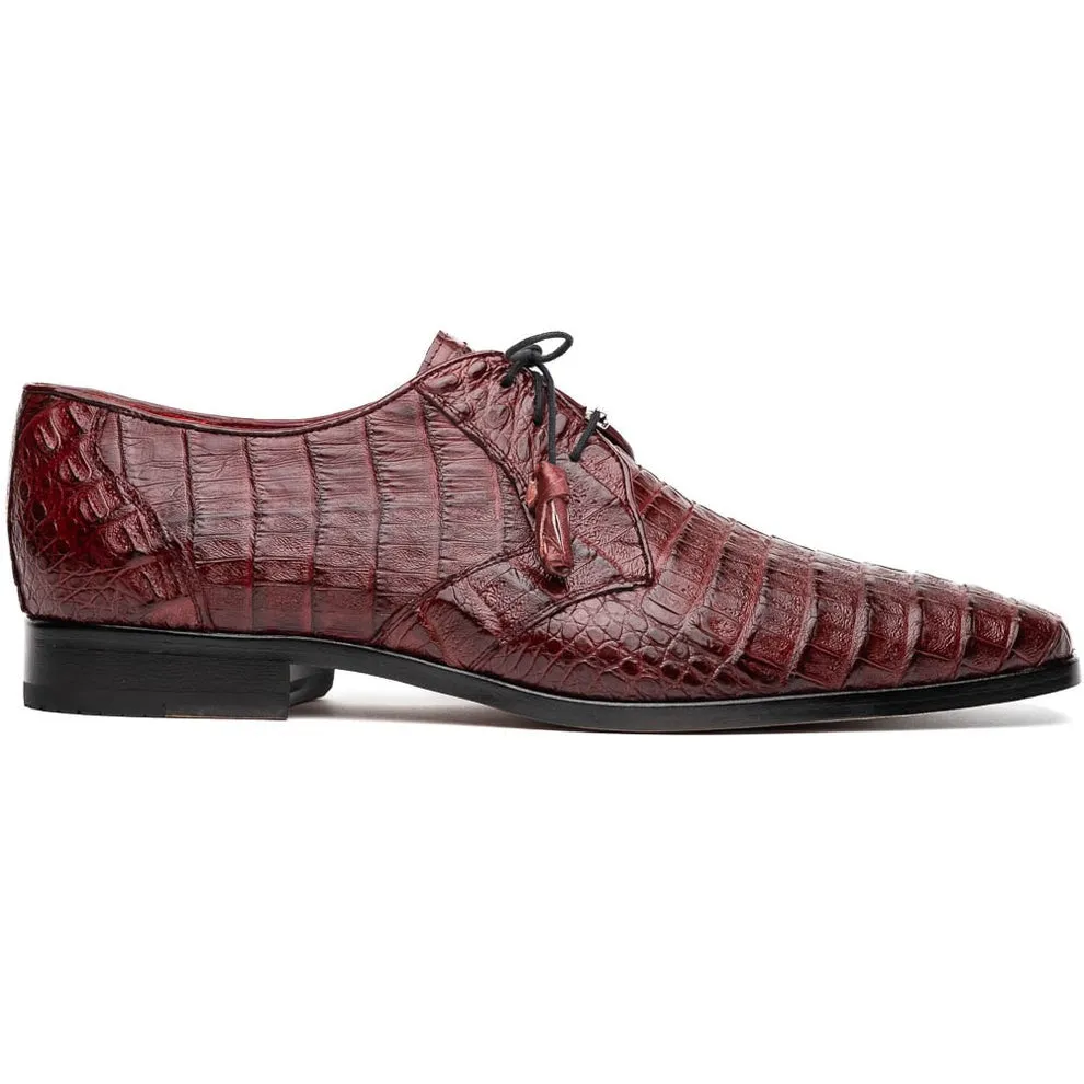 Marco Di Milano Lacio Men's Shoes Exotic Crocodile Derby Oxfords (MDM1019)