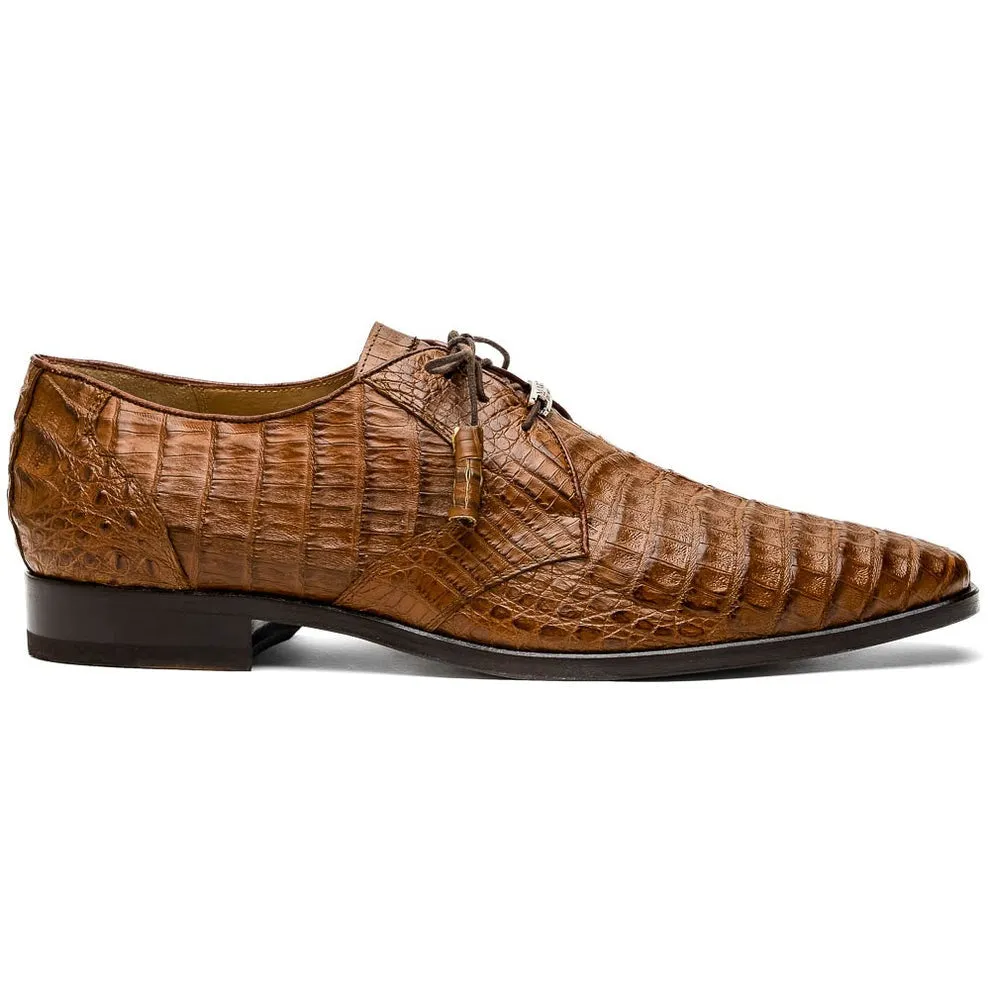 Marco Di Milano Lacio Men's Shoes Exotic Crocodile Derby Oxfords (MDM1019)