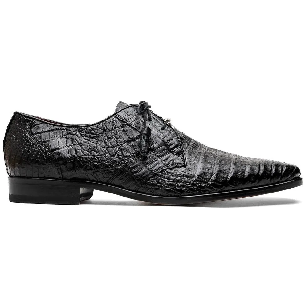 Marco Di Milano Lacio Men's Shoes Exotic Crocodile Derby Oxfords (MDM1019)