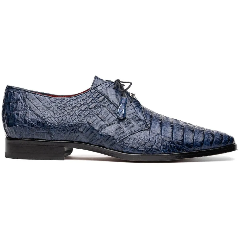 Marco Di Milano Lacio Men's Shoes Exotic Crocodile Derby Oxfords (MDM1019)