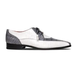 Marco Di Milano Moncalieri Men's Shoes Genuine Alligator / Cobra Dress Derby Oxfords (MDM1145)