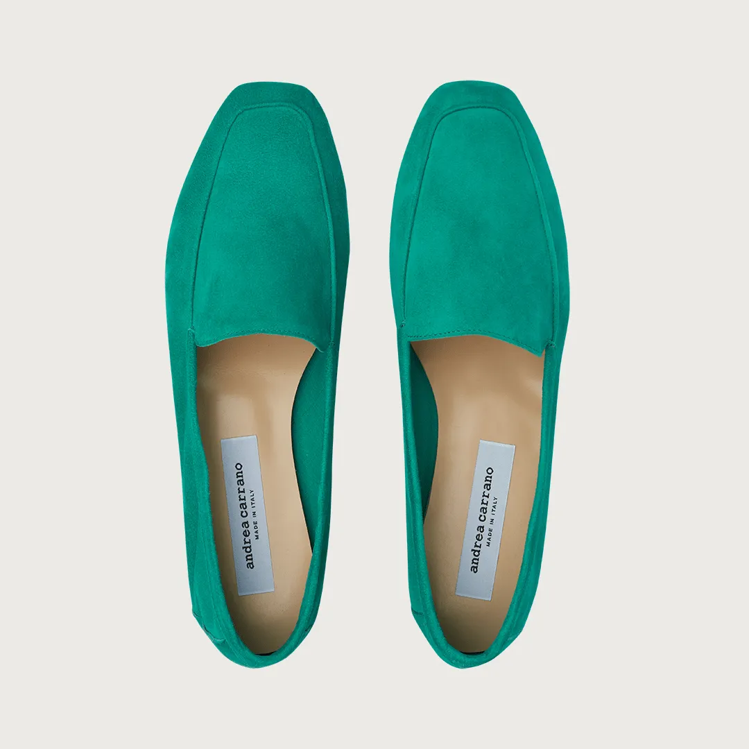 Mare Emerald Green Suede