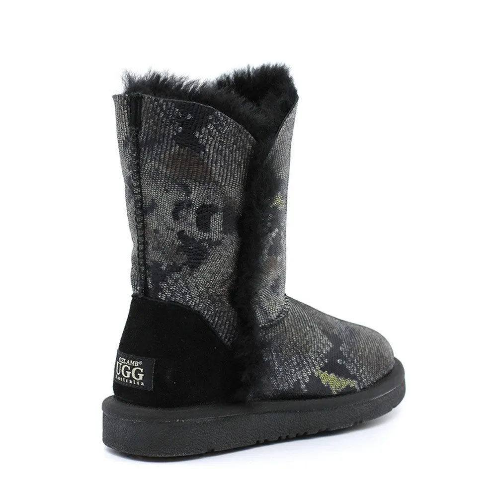 Marvella Medium Ugg Boot - Black