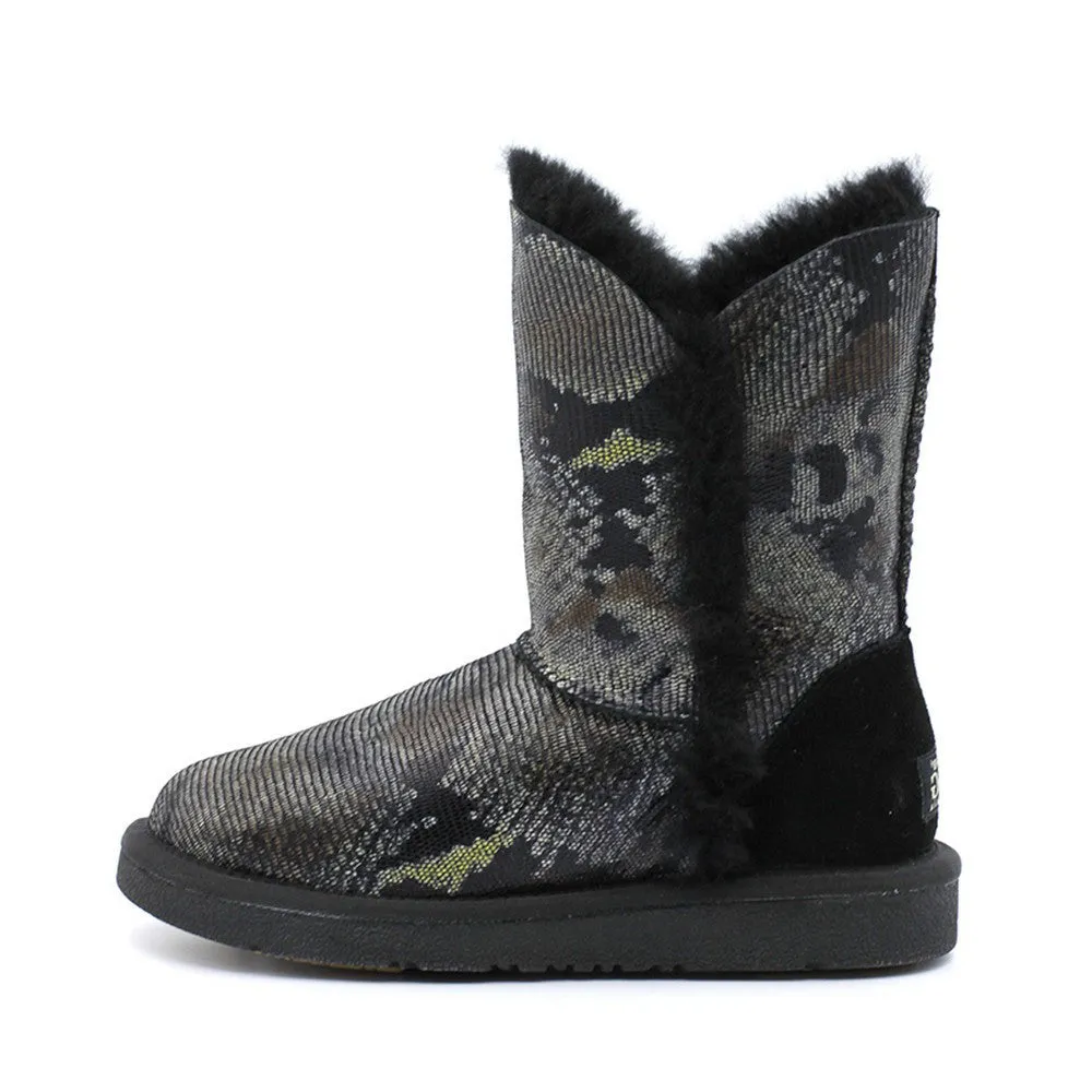 Marvella Medium Ugg Boot - Black