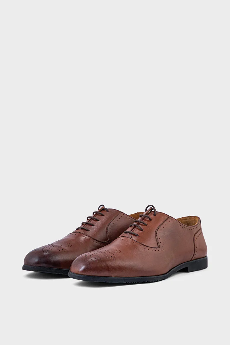 Men Formal Oxford MF8001-Brown