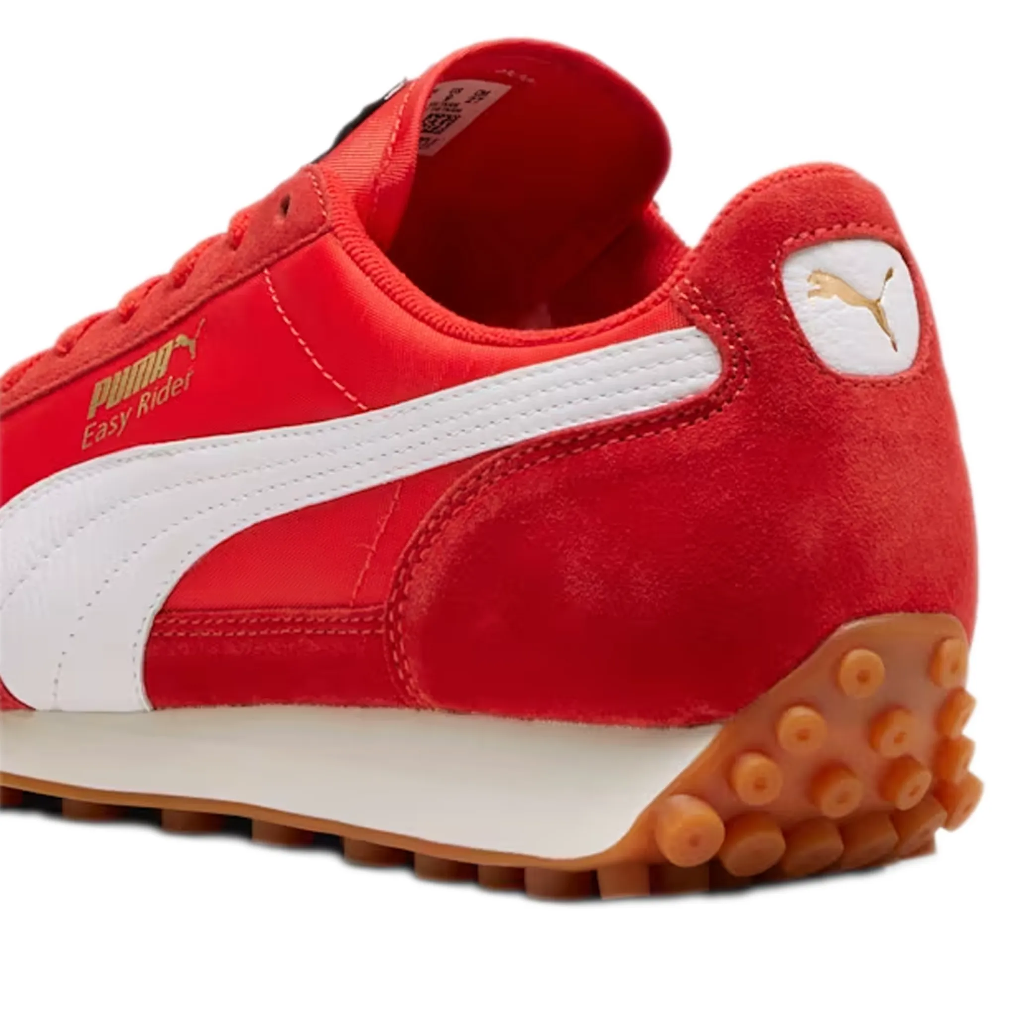 Men's Puma Easy Rider Vintage Shoes - Red/White