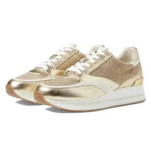 Michael Kors Mariah Mixed-Media Trainer Women - GLD