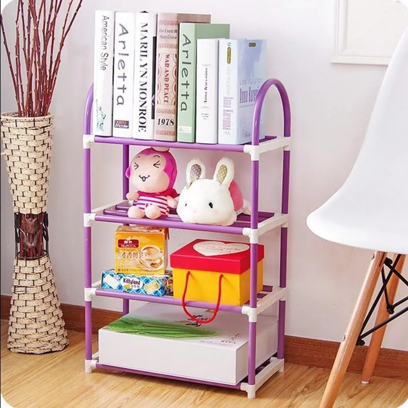 Multi-Layer Shoe Rack with Steel Pipes