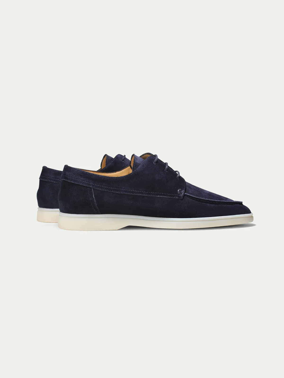 Navy Boat Loafers