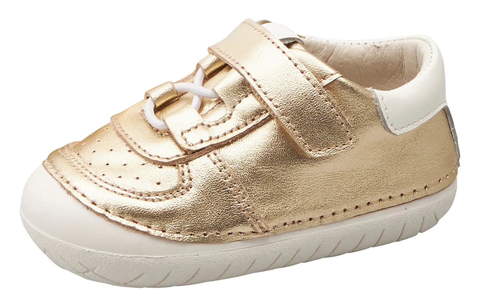 Old Soles Girl's and Boy's 4090 Rebel Pave Shoes - Gold/White