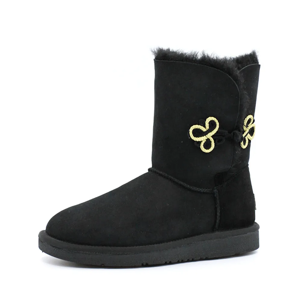 Oriental Medium Ugg Boot - Black