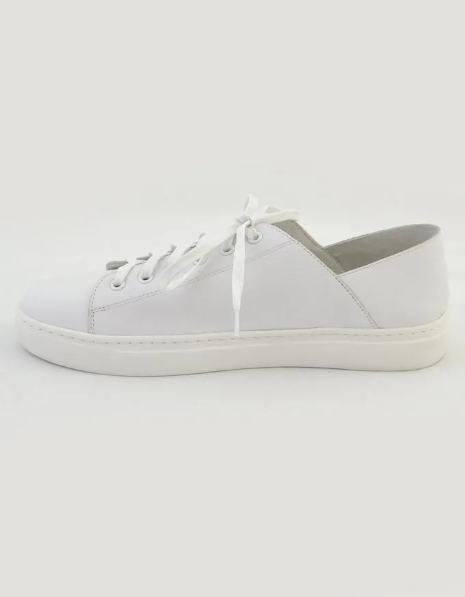 Oskher Sneakers White Leather